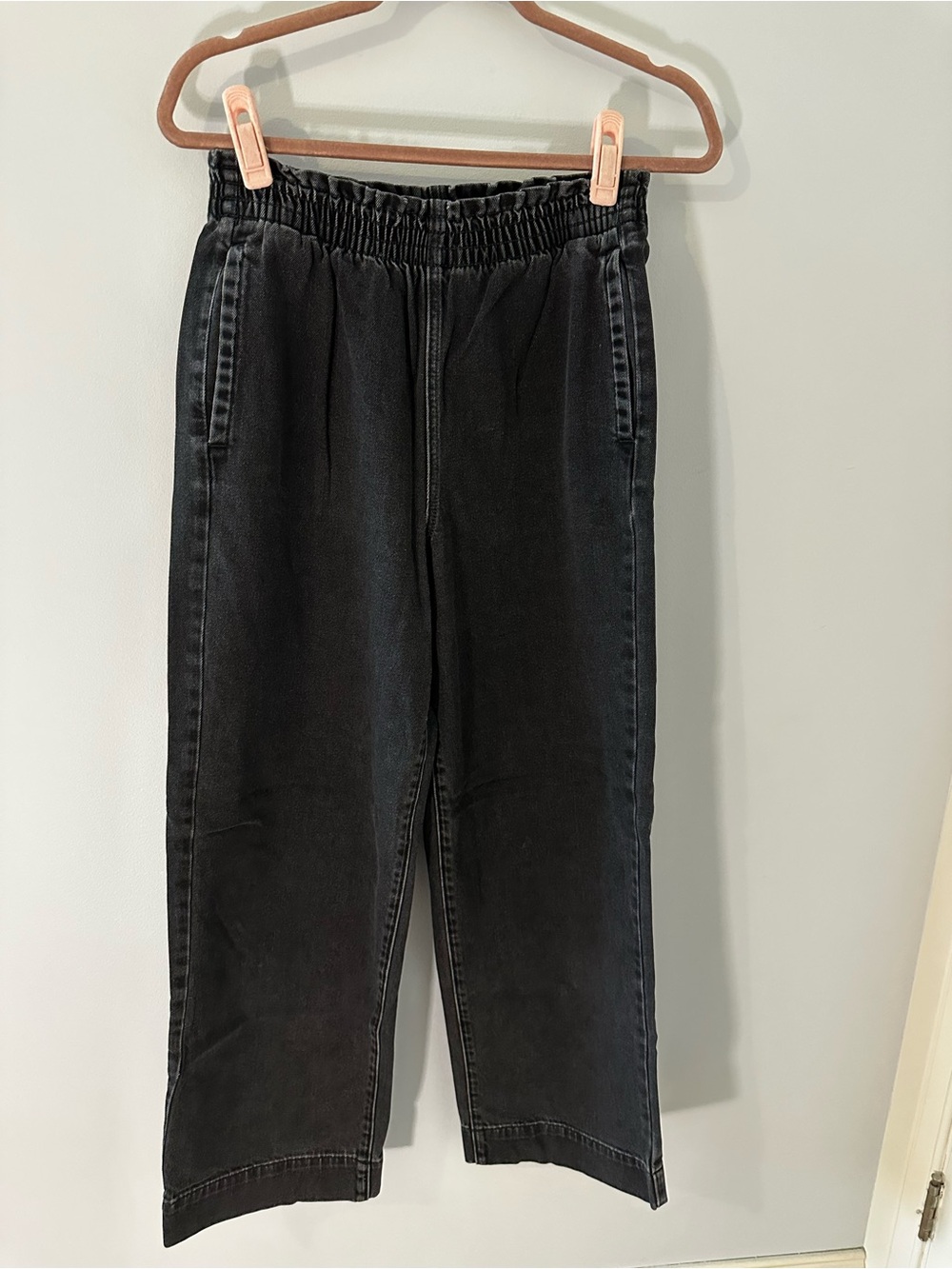 American Eagle Outfitters Black Wide Leg Jeans